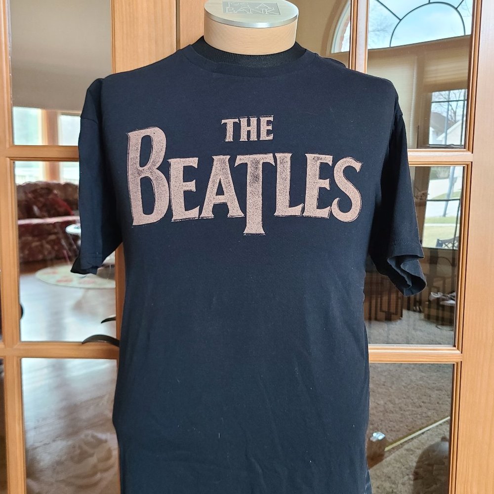 The Beatles Size (2XL) 100% Cotton Black T Shirt
